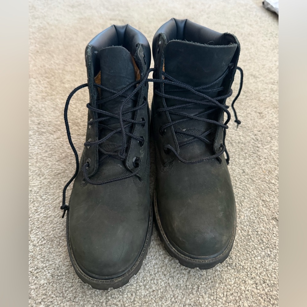 Timberland Men's Dark Leather Boots